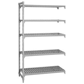 Camshelving® Premium Add-On Unit - 5 Vented Shelves 24x60x72 CPA246072V5480