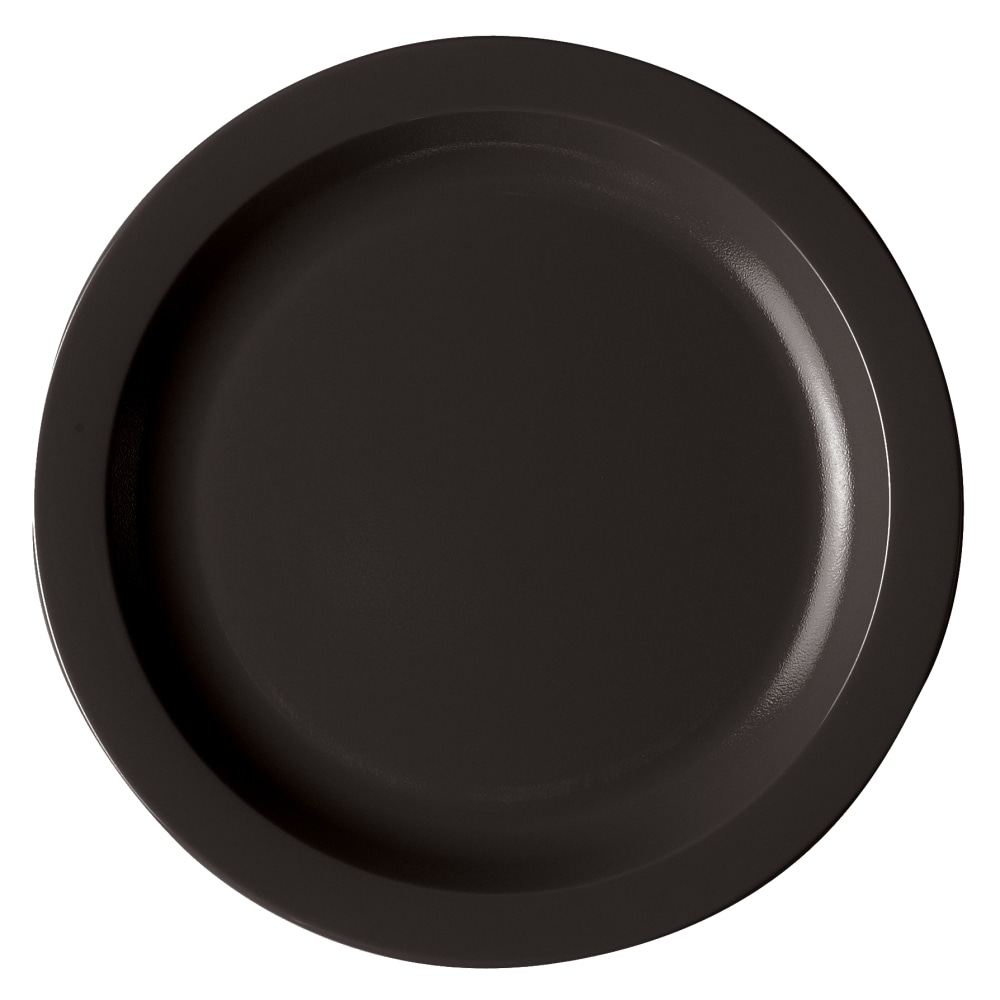 Cambro Camwear Round Dinnerware Plates, 10in, Black, Set Of 48 Plates MPN:10CWNR110