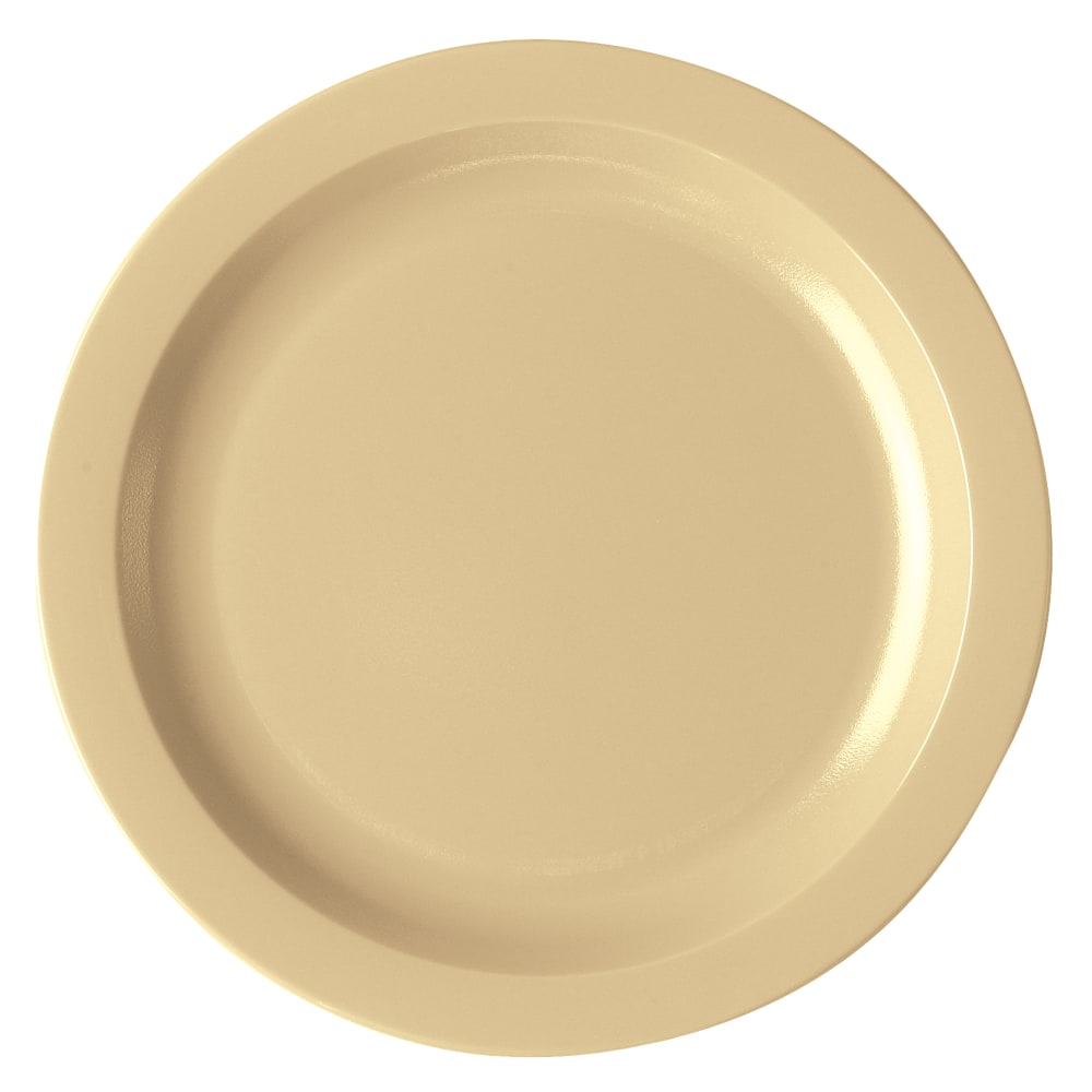 Cambro Camwear Round Dinnerware Plates, 10in, Beige, Set Of 48 Plates MPN:10CWNR133