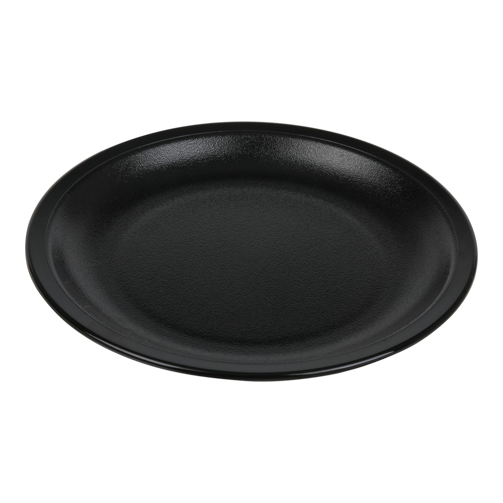Cambro Camwear Round Dinnerware Plates, 5-1/2in, Black, Set Of 48 Plates MPN:55CWNR110
