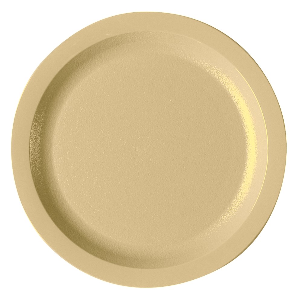 Cambro Camwear Round Dinnerware Plates, 7-1/4in, Beige, Pack Of 48 Plates MPN:725CWNR133
