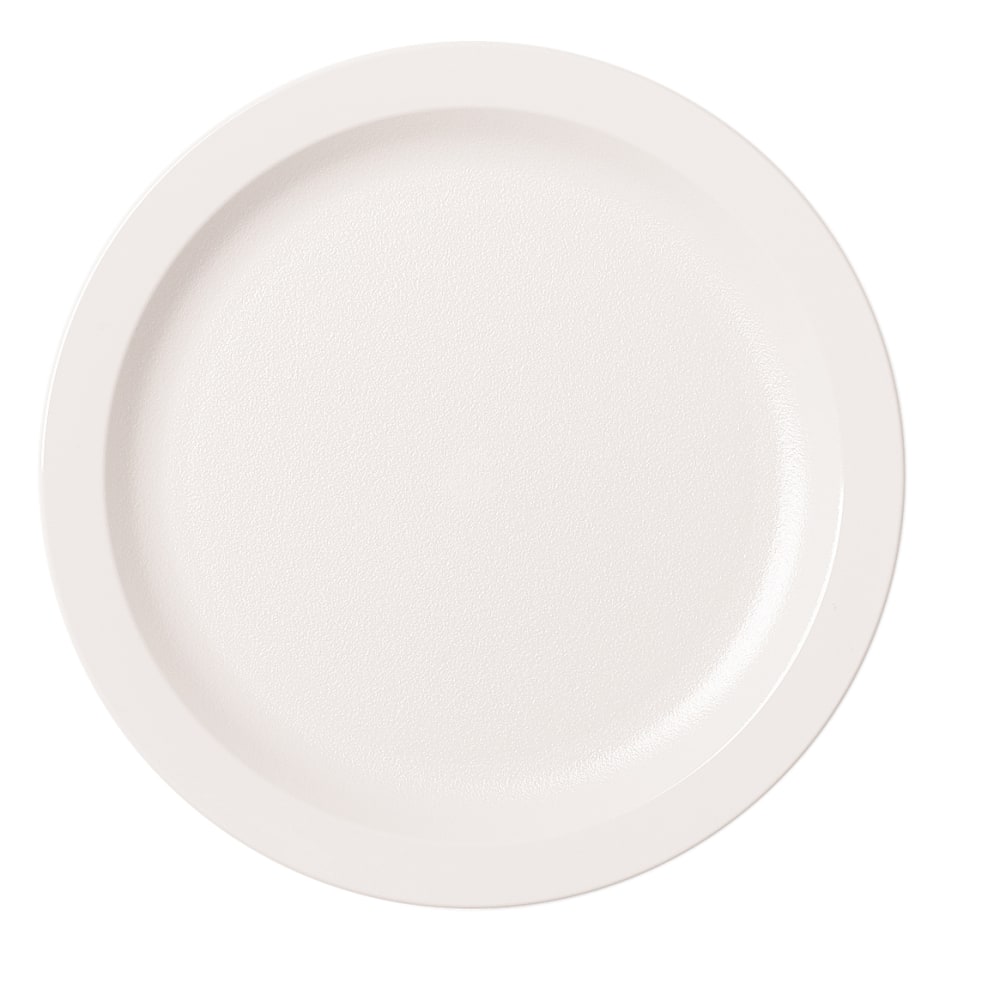 Cambro Camwear Round Dinnerware Plates, 9in, White, Set Of 48 Plates MPN:CAM9CWNR148