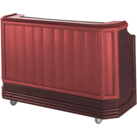 Cambro BAR730189 - Large Size Bottle Service Standard Decor Two Tone Brown/Mahogany BAR730189