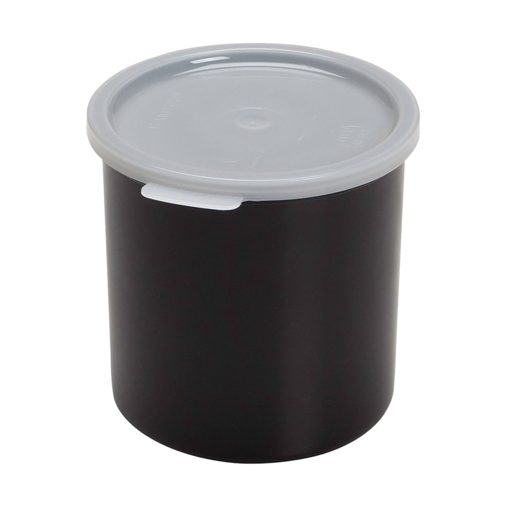 Cambro Crock With Lid, 1.5 Qt, Black MPN:CP15110