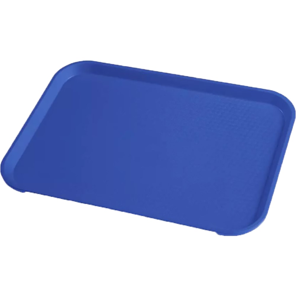 Cambro Fast Food Trays, 10in x 14in, Navy Blue, Pack Of 24 Trays MPN:1014FF186