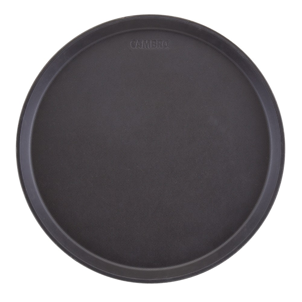 Cambro Round Camtread Trays, 14in, Black, Set Of 12 Trays, 1400CT110 MPN:1400CT110