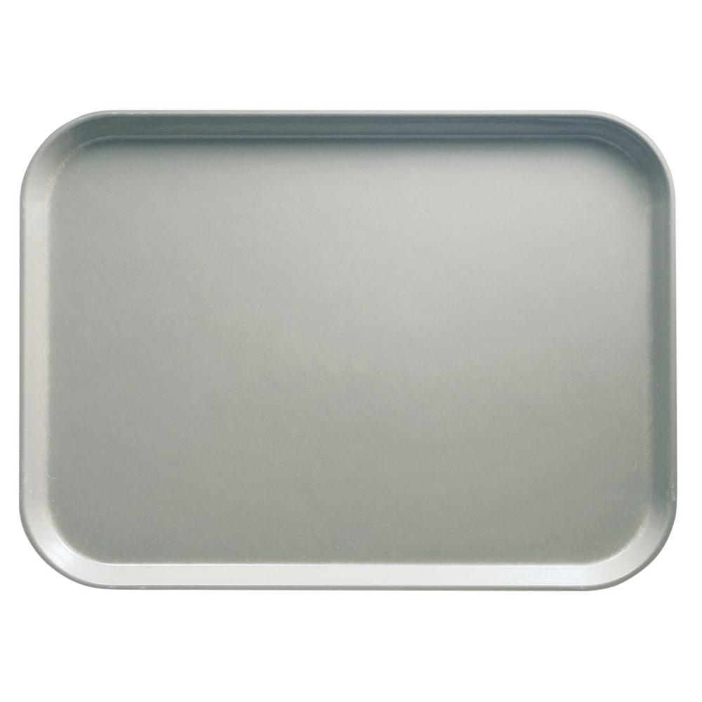 Cambro Camtray Rectangular Serving Trays, 14in x 18in, Pearl Gray, Pack Of 12 Trays MPN:1418107