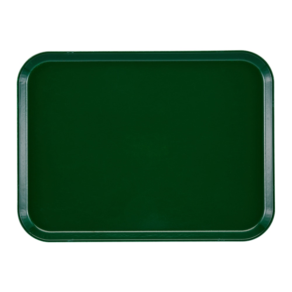 Cambro Camtray Rectangular Serving Trays, 14in x 18in, Sherwood Green, Pack Of 12 Trays MPN:1418119_