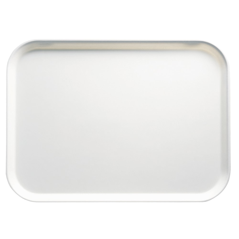 Cambro Camtray Rectangular Serving Trays, 14in x 18in, White, Pack Of 12 Trays MPN:1418148