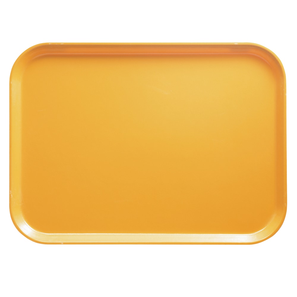 Cambro Camtray Rectangular Serving Trays, 14in x 18in, Tuscan Gold, Pack Of 12 Trays MPN:1418171