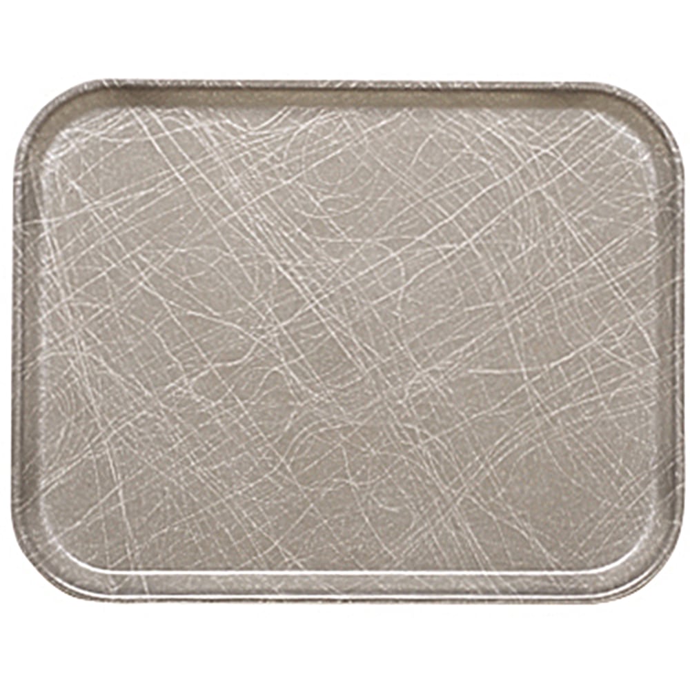 Cambro Camtray Rectangular Serving Trays, 14in x 18in, Gray Abstract, Pack Of 12 Trays MPN:1418215