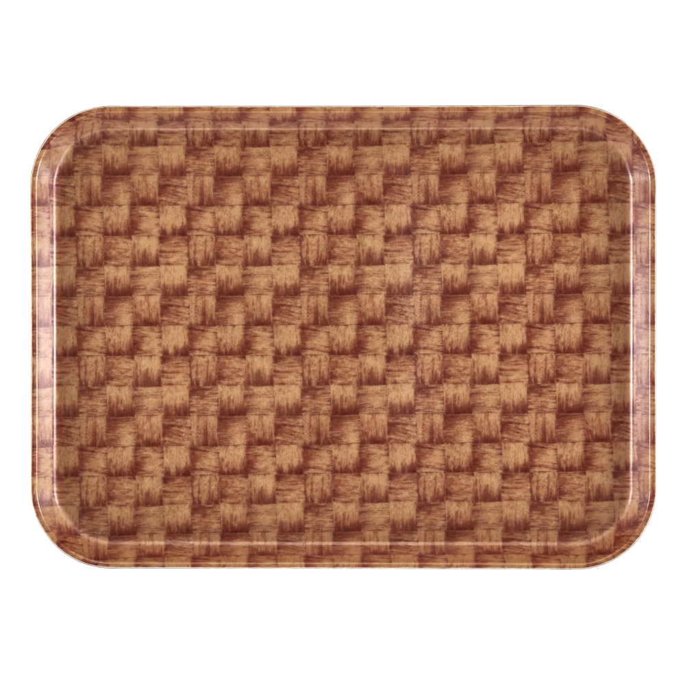 Cambro Camtray Rectangular Serving Trays, 14in x 18in, Light Basket, Pack Of 12 Trays MPN:1418302