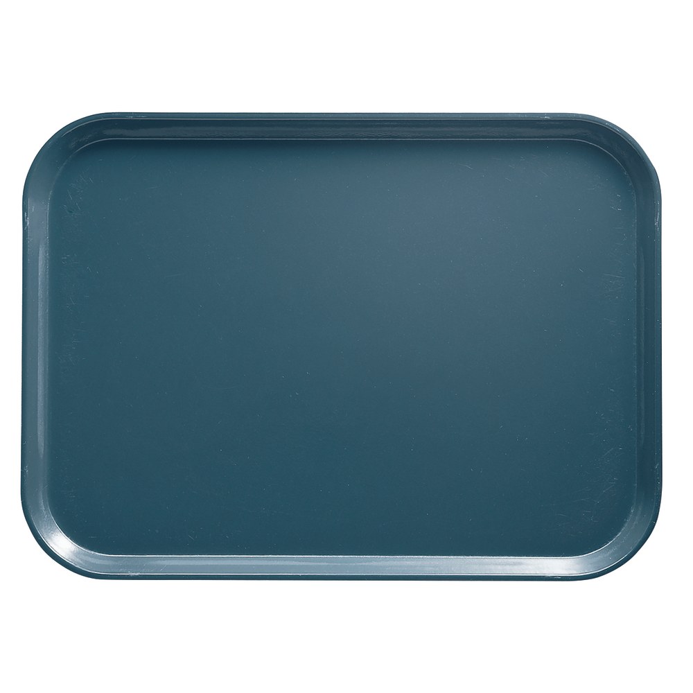 Cambro Camtray Rectangular Serving Trays, 14in x 18in, Slate Blue, Pack Of 12 Trays MPN:1418401