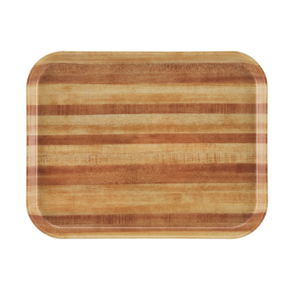 Cambro Camtray Rectangular Serving Trays, 15in x 20-1/4in, Light Butcher Block, Pack Of 12 Trays MPN:1520303
