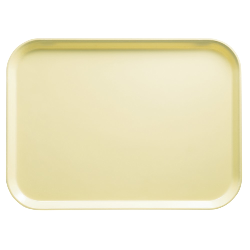 Cambro Camtray Rectangular Serving Trays, 15in x 20-1/4in, Lemon Chiffon, Pack Of 12 Trays MPN:1520536
