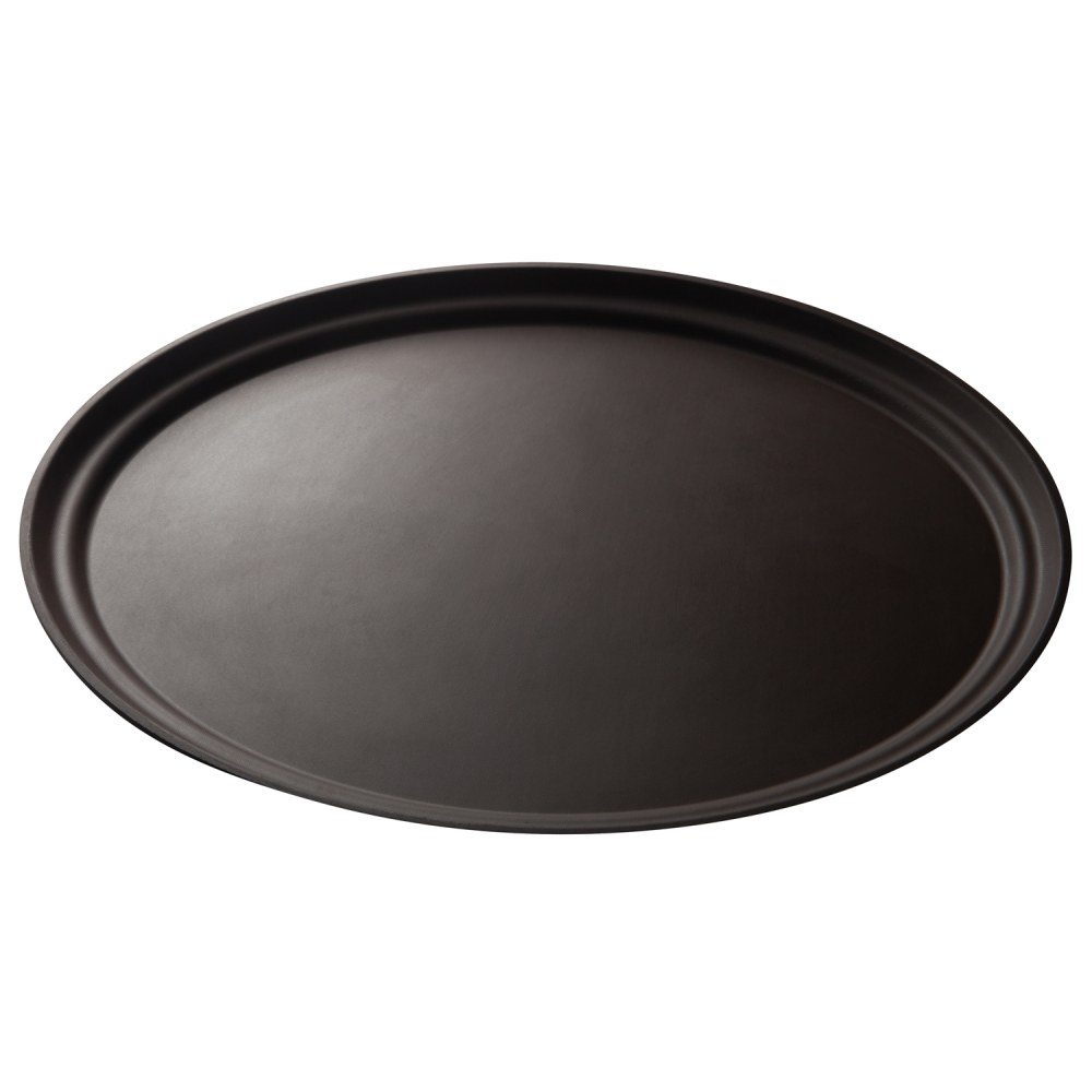 Cambro Camtread Oval Serving Trays, 27inW, Dark Brown, Pack Of 6 Trays MPN:2700CT138