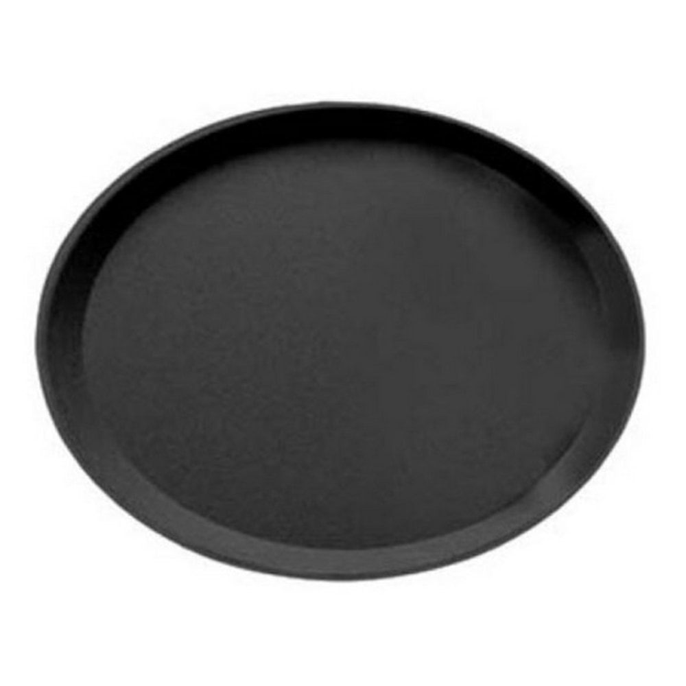 Cambro Camtread Oval Serving Tray, 29in x 23in, Black MPN:2900CT110