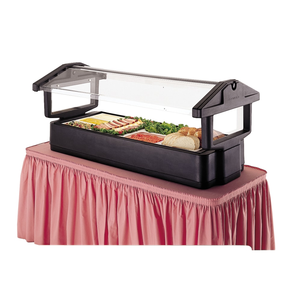 Cambro Tabletop Food Bar, 27inH x 33-1/4inW x 51inD, Black MPN:4FBRTT110