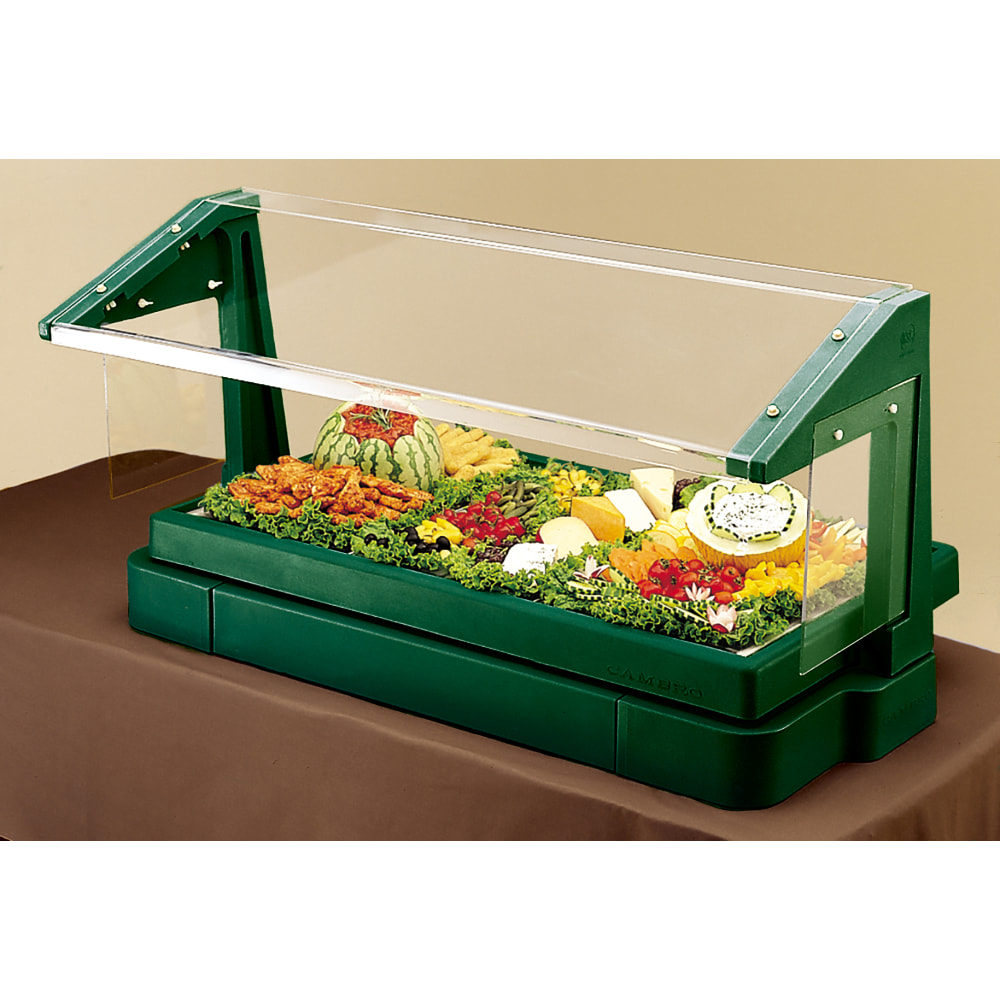 Cambro Buffet Bar With Sneeze Guard, 24-1/2inH x 24-1/8inW x 48inD, Green MPN:BBR480519