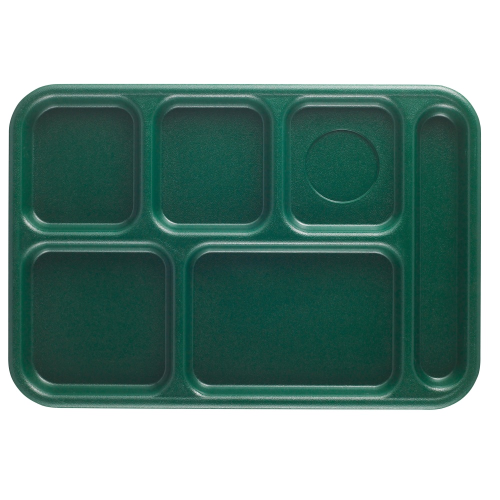 Cambro Co-Polymer Compartment Trays, Sherwood Green, Pack Of 24 Trays MPN:BCT1014119