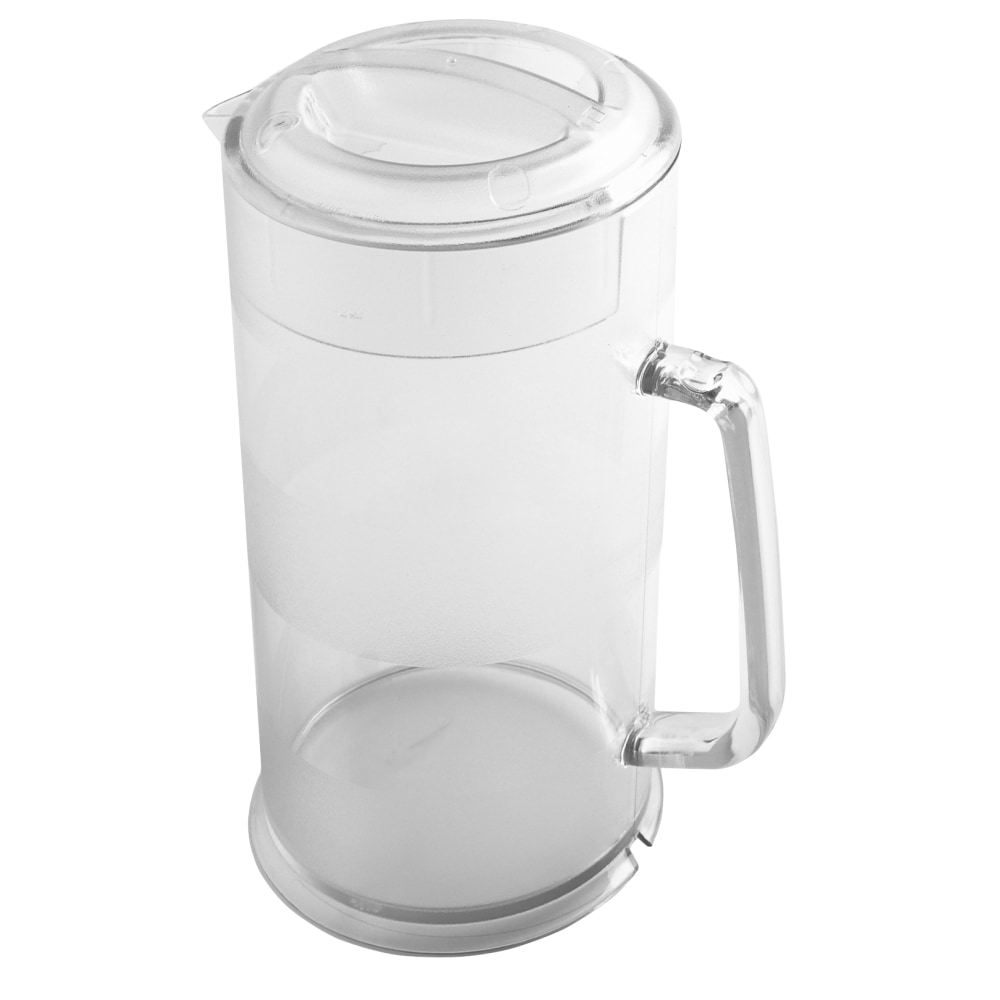 Cambro Camwear Pitchers, Covered, 64 Oz, Clear, Pack Of 6 Pitchers MPN:CAMPC64CW135