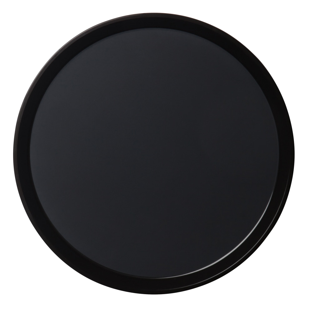 Cambro Round Polytread Trays, 16in, Black, Set Of 12 Trays, PT1600110 MPN:CAMPT1600110
