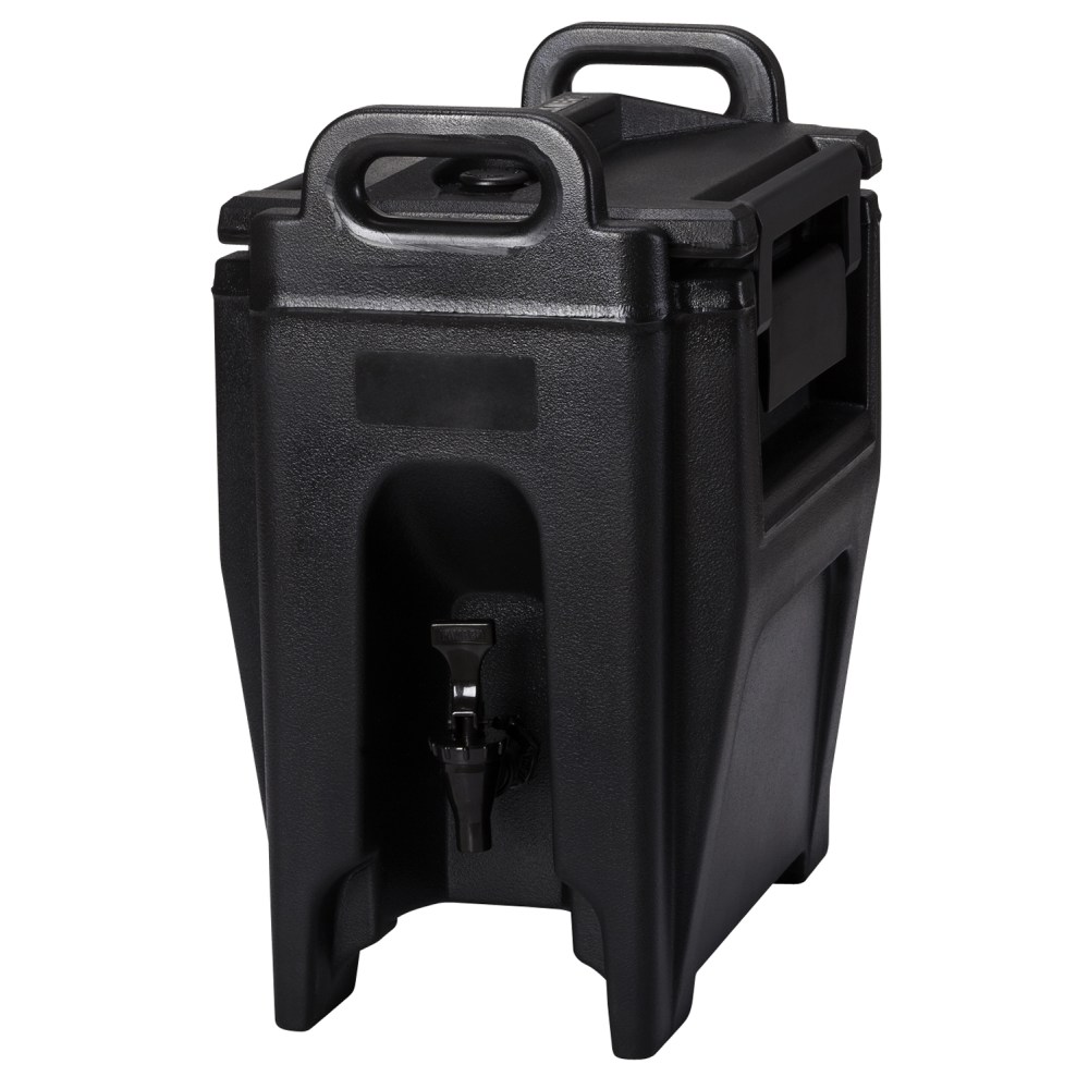 Cambro Ultra Camtainer Beverage Dispenser, 3 Gallons, Black MPN:CAMUC250110