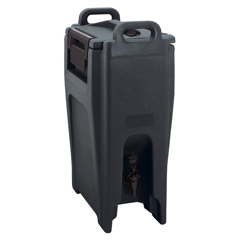 Cambro Ultra Camtainer Beverage Dispenser, 5 Gallons, Black MPN:CAMUC500110