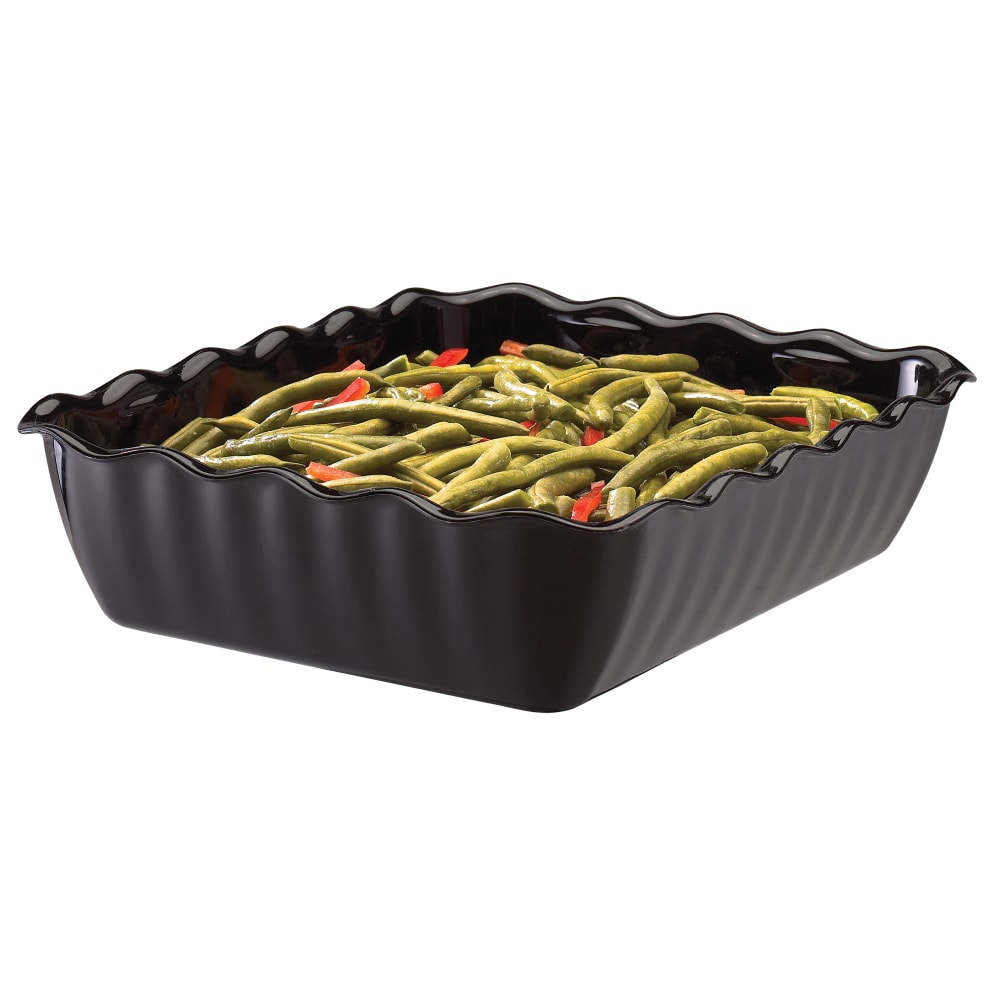Cambro Plastic Deli Crocks, 4.9 Qt, Black, Pack Of 6 Crocks MPN:DC10110
