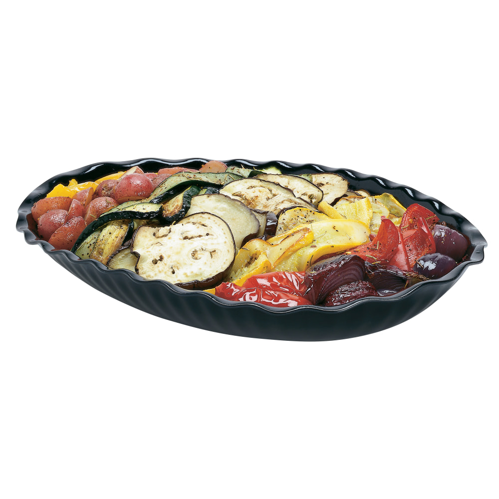 Cambro Plastic Deli Platters, Black, Pack Of 6 Platters MPN:DP15110