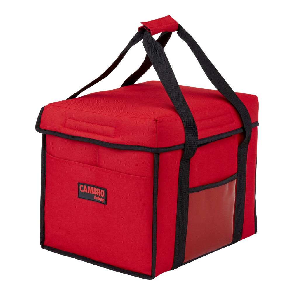 Cambro Delivery GoBags, 15in x 12in x 12in, Red, Set Of 4 GoBags MPN:GBD151212521