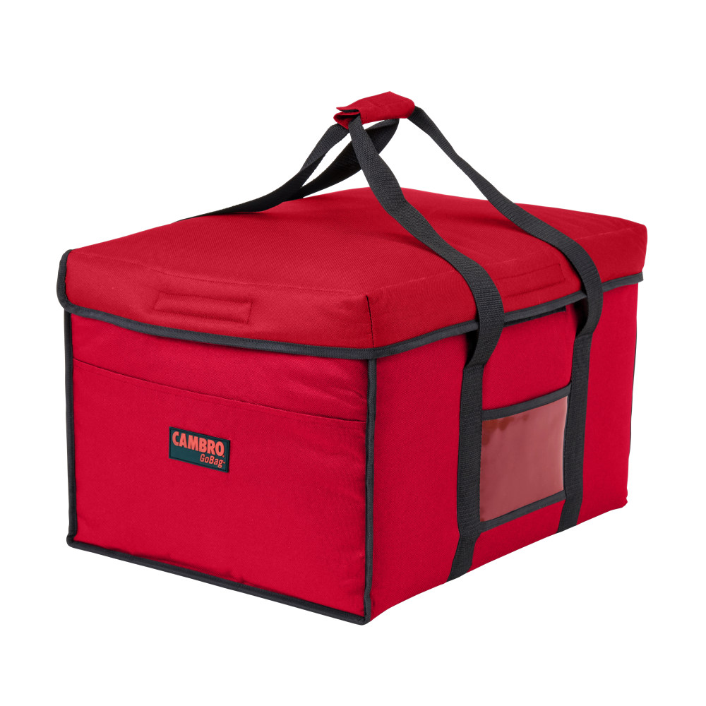 Cambro Delivery GoBags, 18in x 14in x 12in, Red, Set Of 4 GoBags MPN:GBD181412521