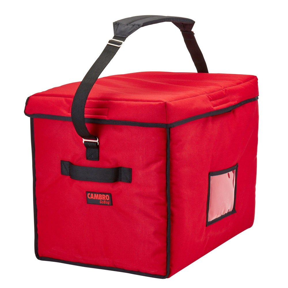 Cambro Delivery GoBags, 21in x 15in x 17in, Red, Set Of 4 GoBags MPN:GBD211517521