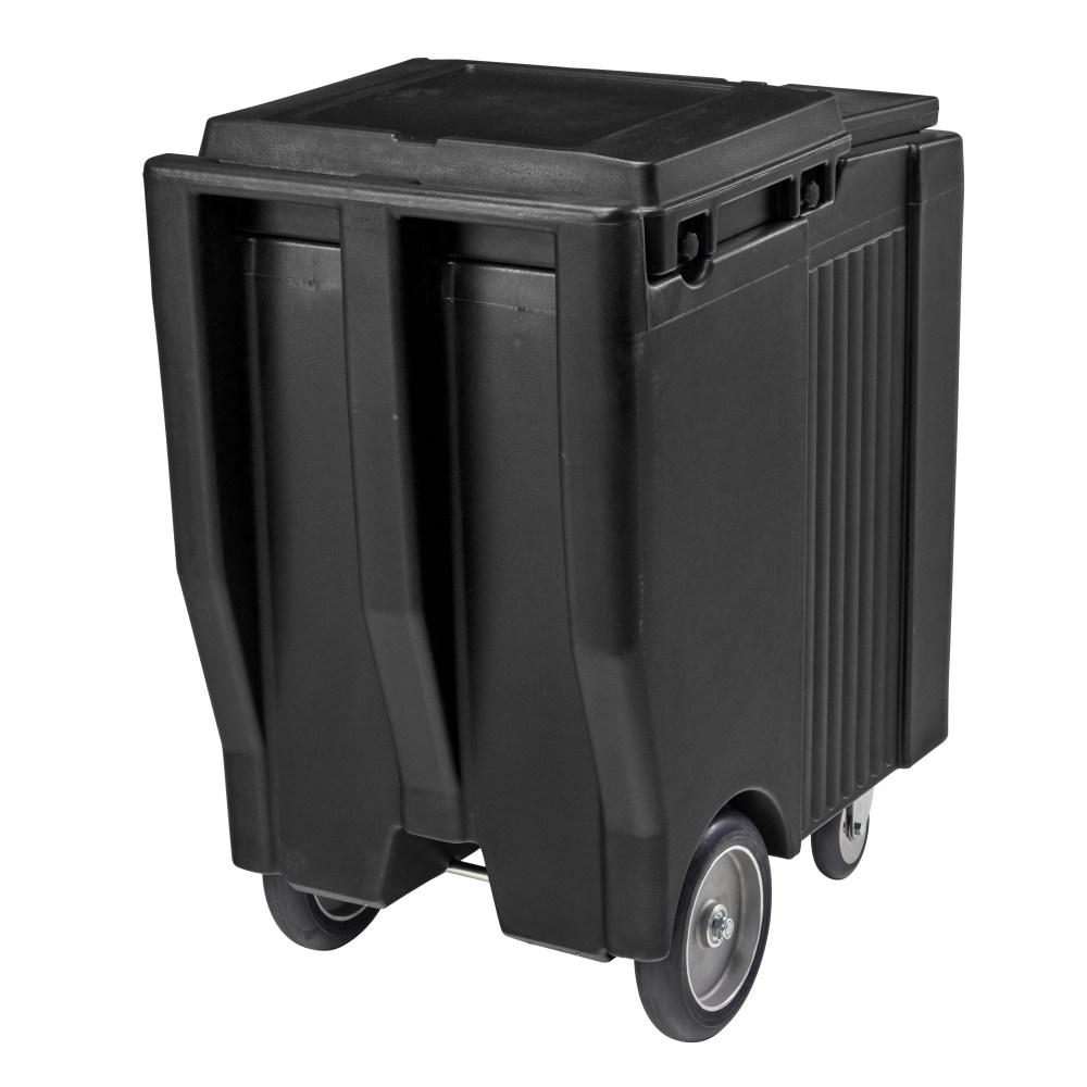 Cambro SlidingLid Ice Caddy, Tall, 200-Lb Capacity, Black MPN:ICS200TB110