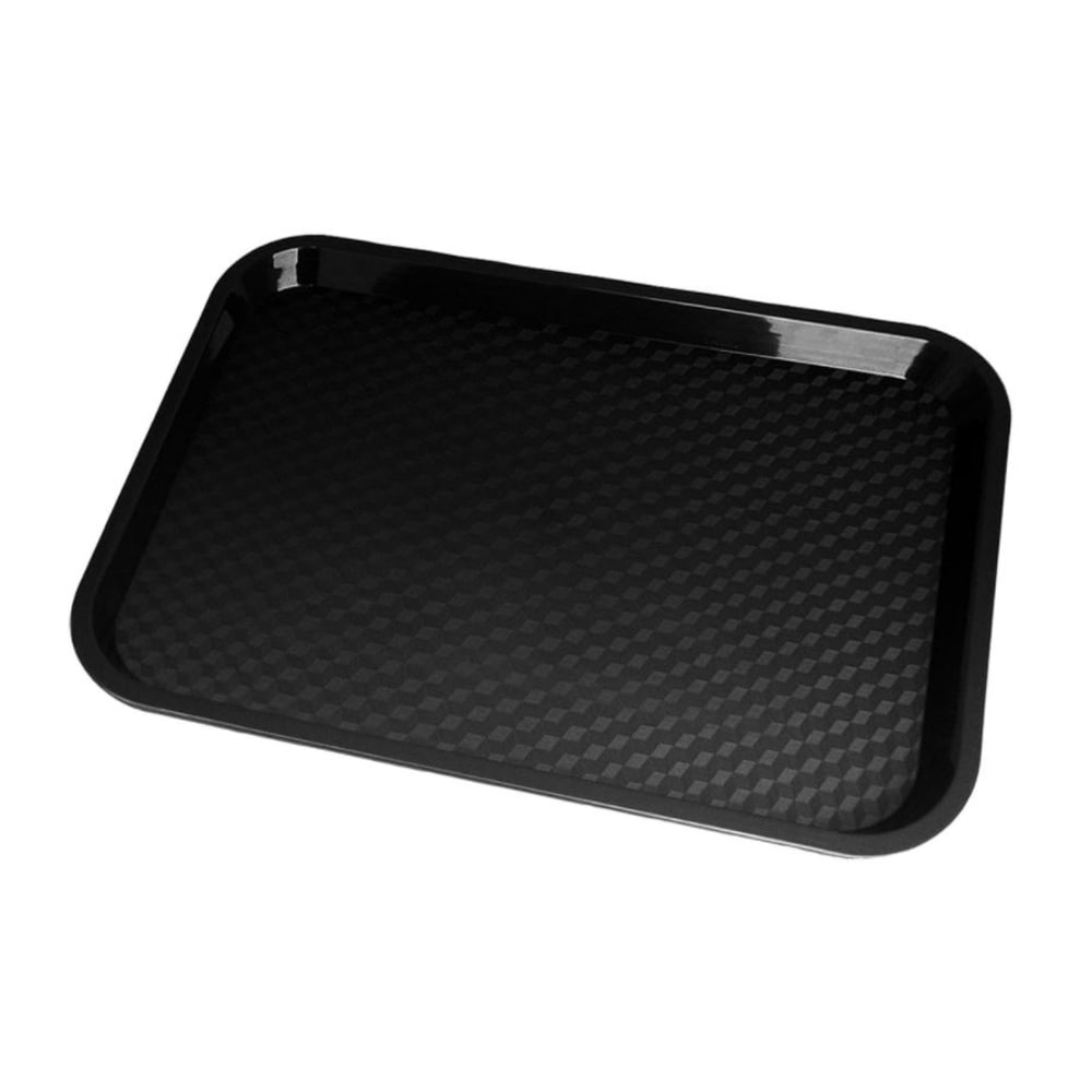 Cambro Fast Food Trays, 12in x 16in, Black, Pack Of 24 Trays MPN:IG1216FF110