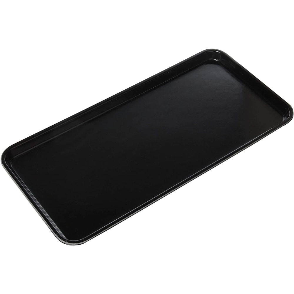 Cambro Fiberglass Market Trays, 9in x 18in, Black, Pack Of 12 Trays MPN:IG918MT110