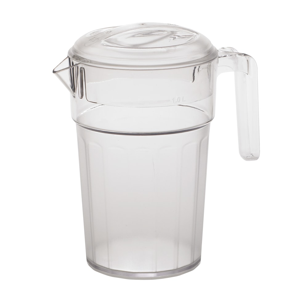 Cambro Camwear Pitchers, 34 Oz, Clear, Pack Of 6 Pitchers MPN:PC34CW135