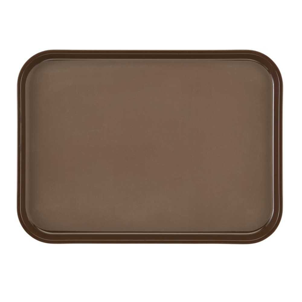 Cambro Rectangular Camtread Trays, 10in x 14in, Brown, Set Of 24 Trays MPN:PT1014167
