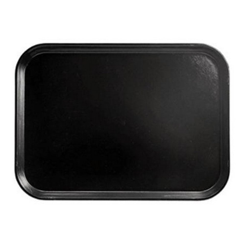 Cambro Polytread Rectangular Serving Tray, 12in x 16in, Black MPN:PT1216110