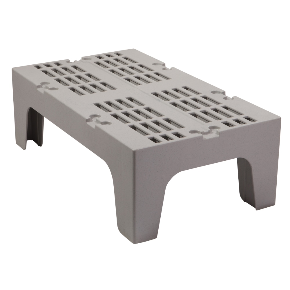 Cambro Vented Dunnage Rack, 12inH x 21inW x 36inD, Speckled Gray MPN:CAMDRS360480