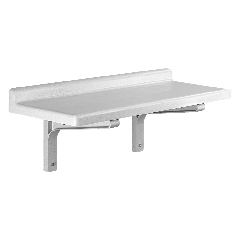 Cambro Camshelving 14in x 36in Wall Shelving, Non-Vented, Speckled Gray MPN:CSWS1436SK480