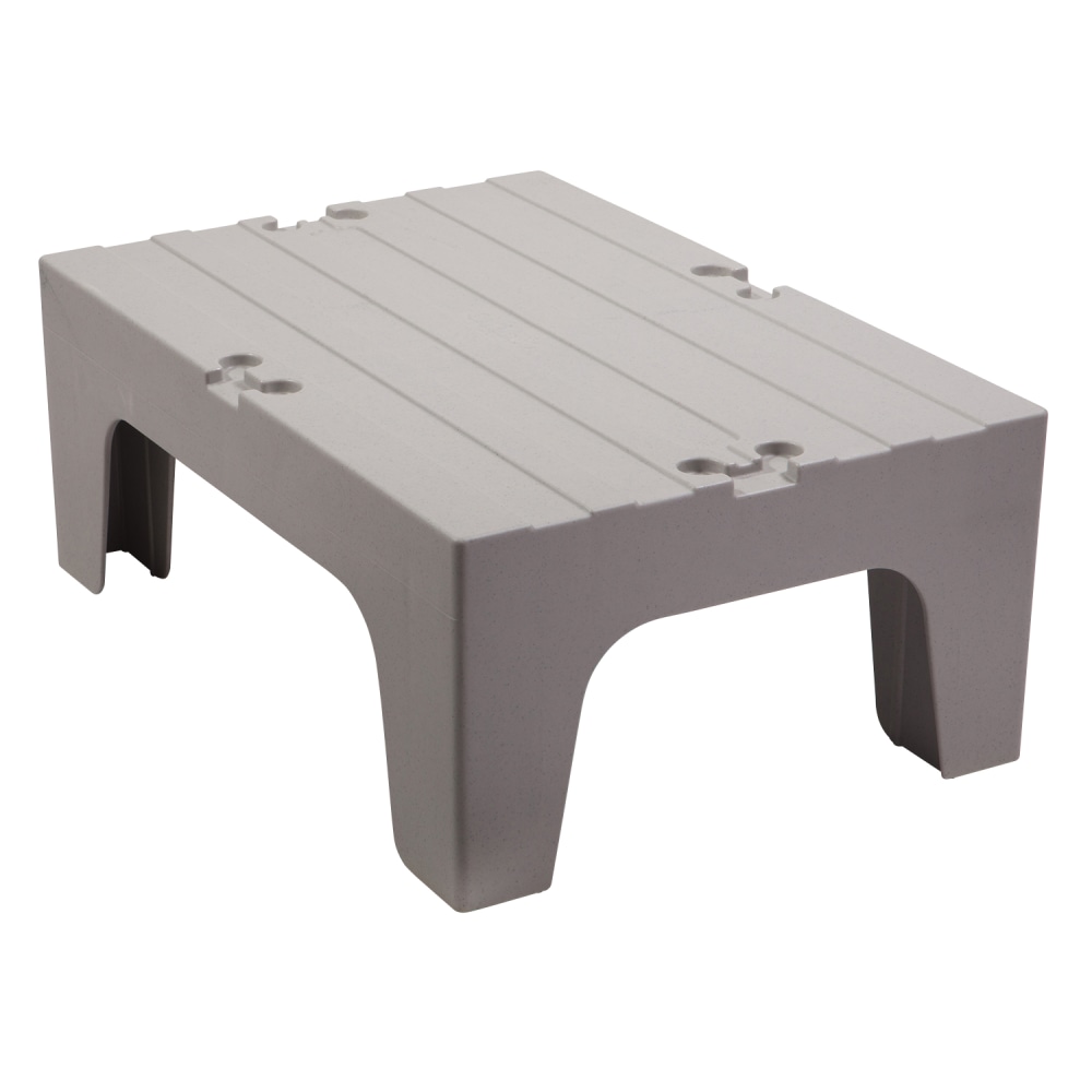 Cambro Solid Dunnage Rack, 12inH x 21inW x 30inD, Speckled Gray MPN:DRS30480