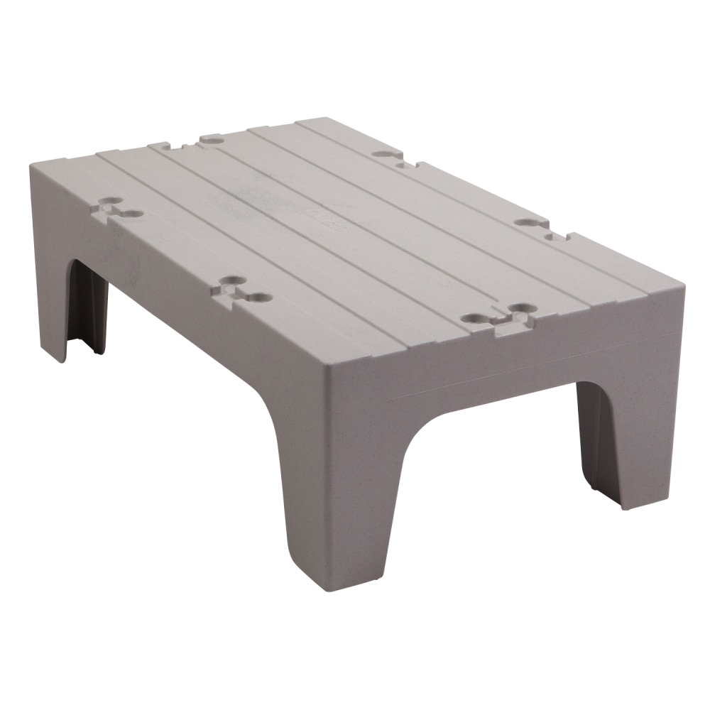 Cambro Solid Dunnage Rack, 12inH x 21inW x 36inD, Speckled Gray MPN:DRS36480