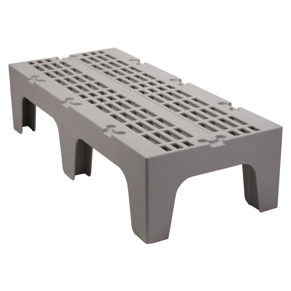 Cambro Vented Dunnage Rack, 12inH x 21inW x 48inD, Speckled Gray MPN:DRS480480