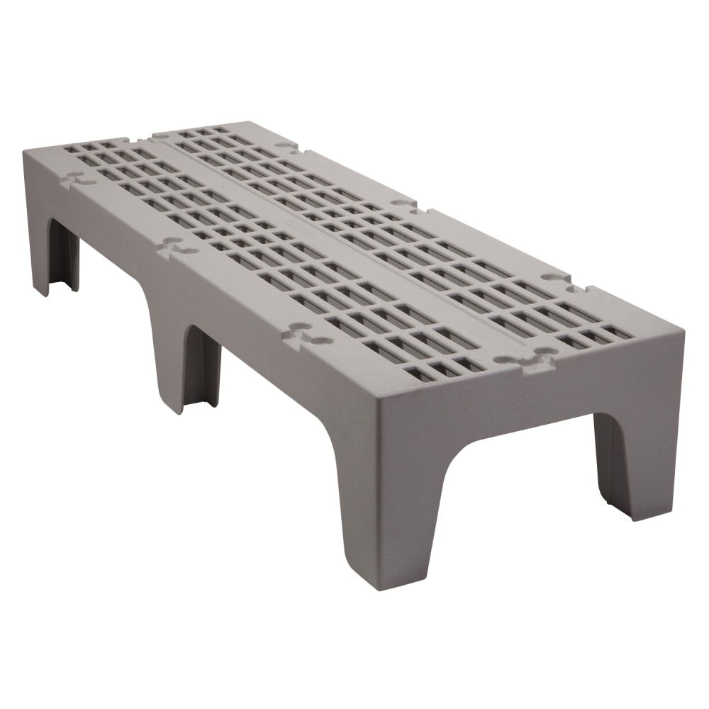 Cambro Vented Dunnage Rack, 12inH x 21inW x 60inD, Speckled Gray MPN:DRS600480