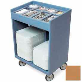 Cambro TC1418157 - Tray and Silver Cart (with Pans and Cover) Coffee Beige TC1418157