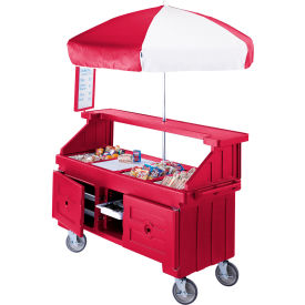 Cambro CVC724158 - Camcruiser Vending Cart 4 full size pans 6