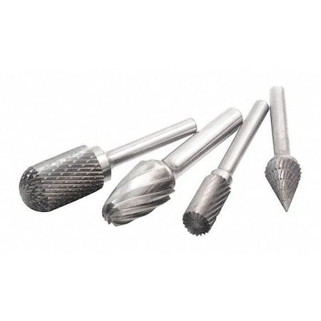 Carbide Burr, 3/8x3/4x1/4x2-1/2In., Double MPN:62442