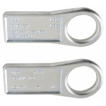 Id Tag For Sling Chains Zinc Plated MPN:7503502