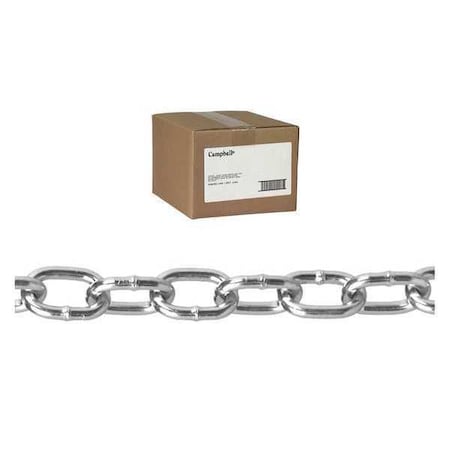 4/0 Passing Link Chain, Zinc Plated, 100' per Carton MPN:T0304024